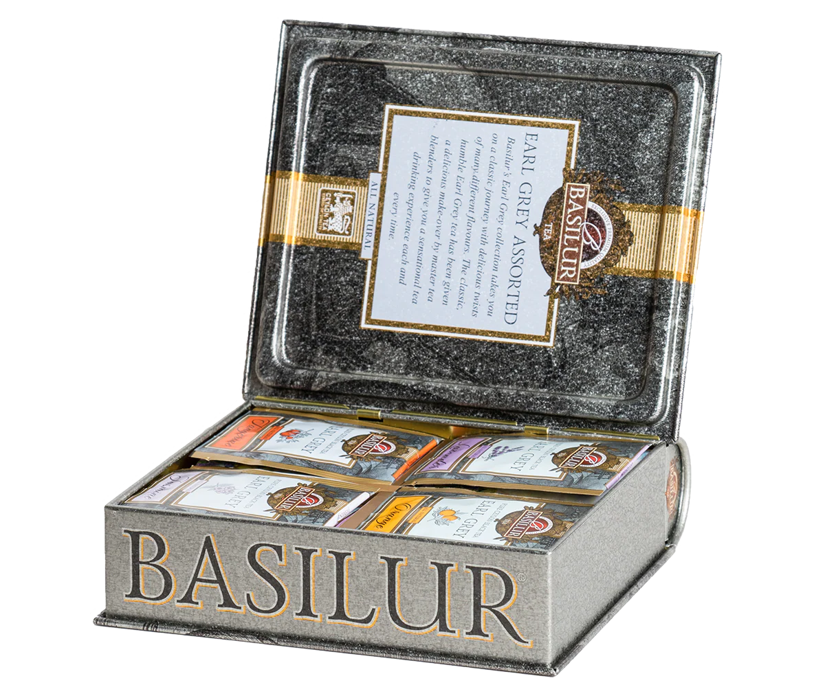 Tea Book - Earl Grey Collection - 32 Enveloped Tea Bags - 4 Flavours - Image 3