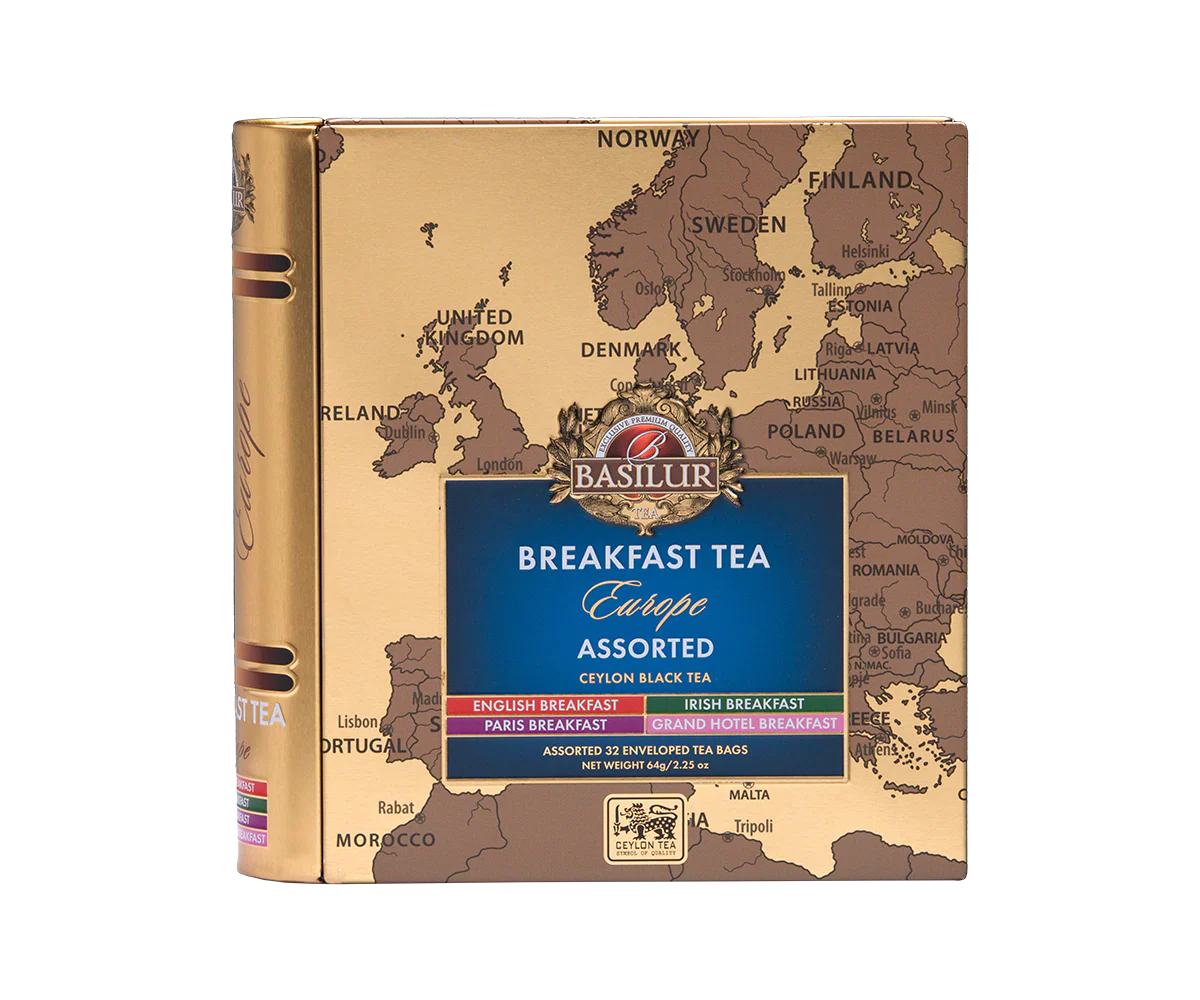 Breakfast Tea Book - Breakfast Europe - 32 Enveloped Tea Bags - 4 Flavours - Image 3