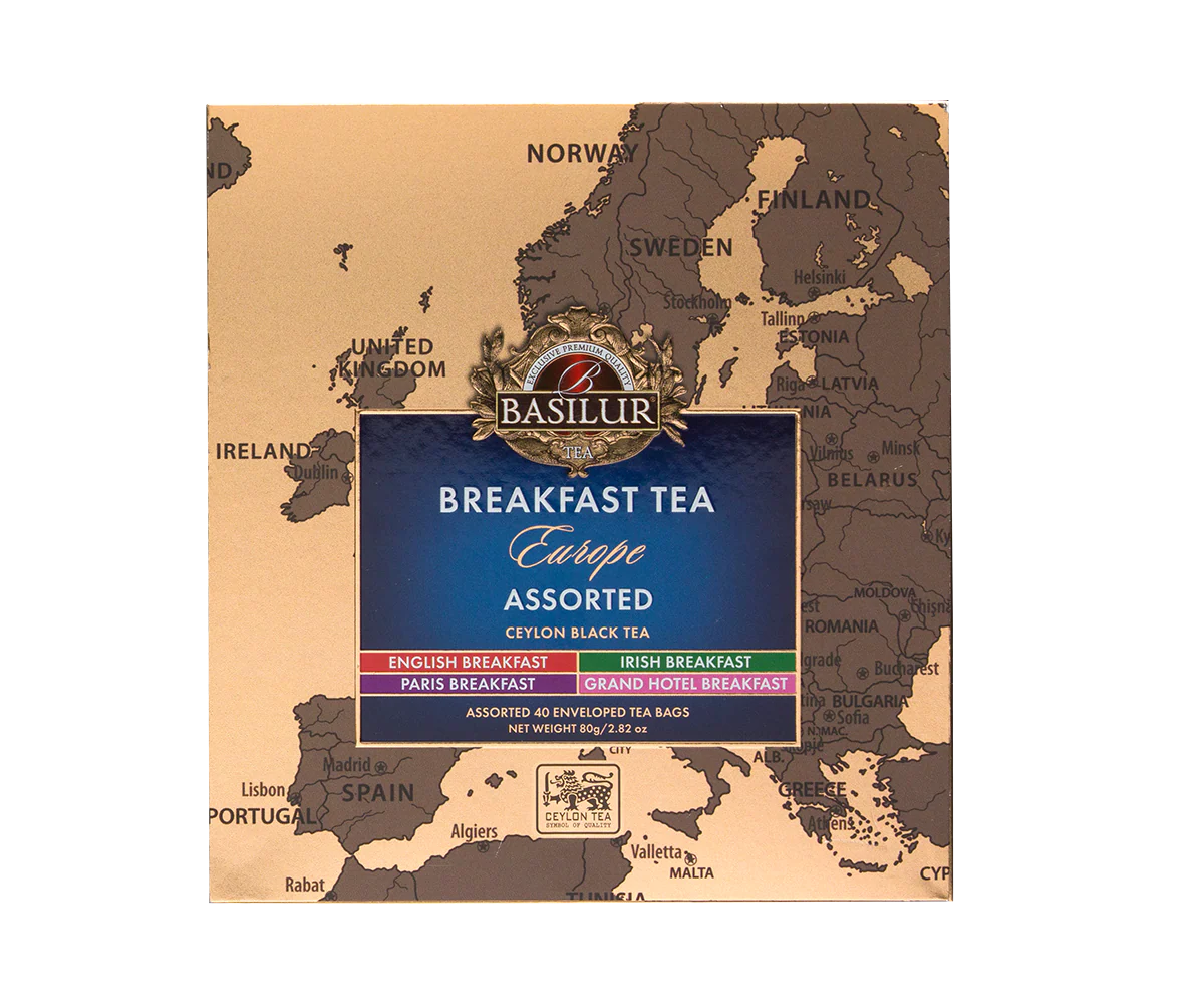 Breakfast Tea Assortment - Breakfast Europe - 40 Enveloped Tea Bags - 4 Flavours - Image 2