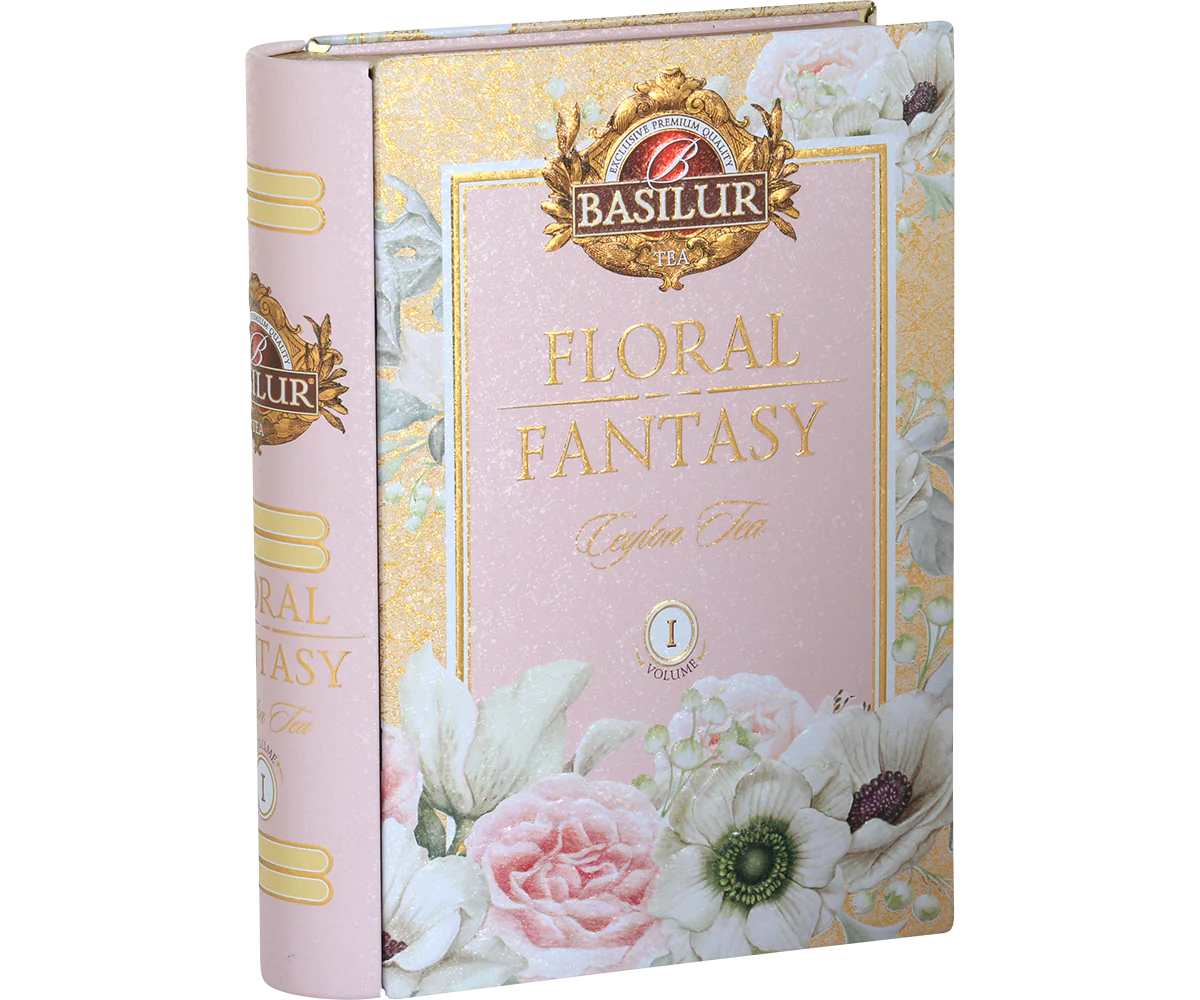 Floral Fantasy Volume I Tea Book - 100g Loose Leaf Green Tea