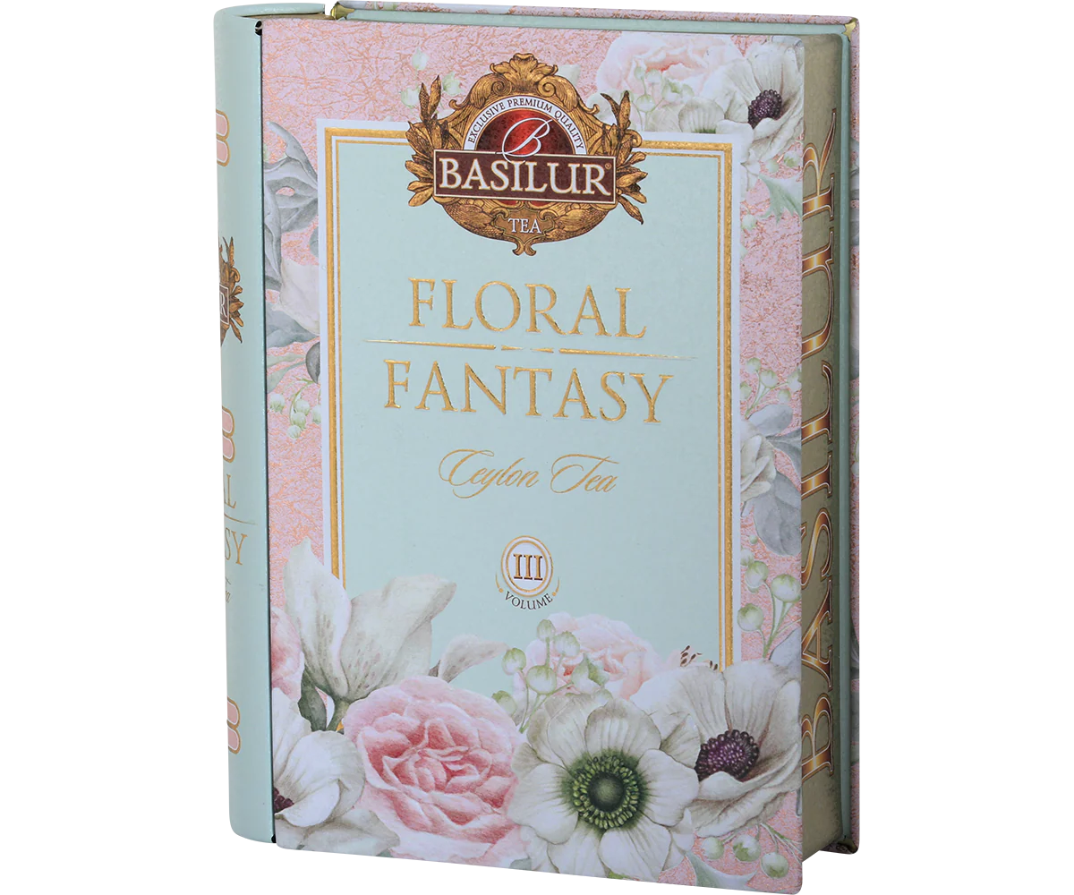 Floral Fantasy Volume III Tea Book - 100g Loose Leaf Green Tea - Image 3
