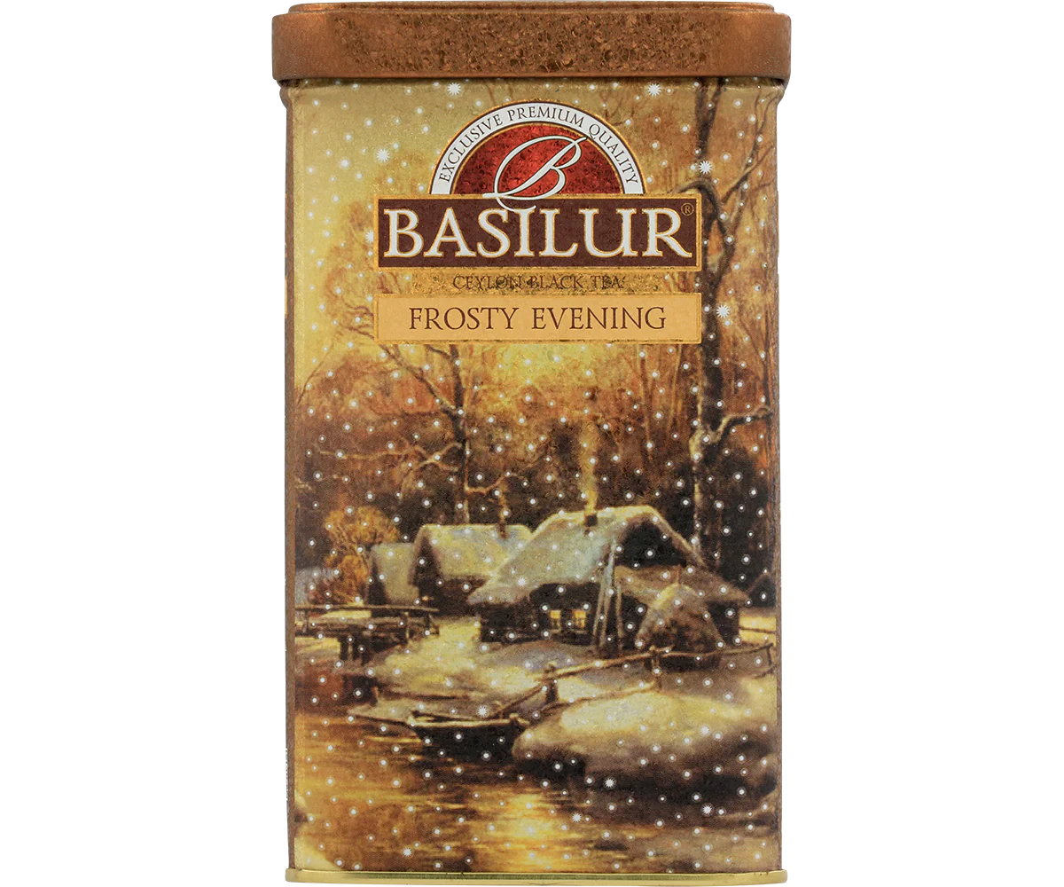 Frosty Evening Tin Caddy - 85g Ceylon Black tea - Image 2