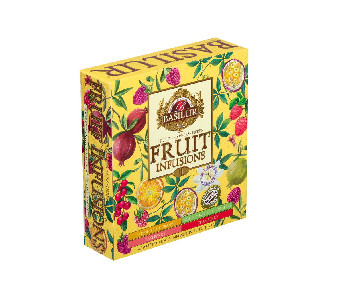 Assorted Fruit Infusions Vol.III - 40 Enveloped Tea Bags - 4 Flavours
