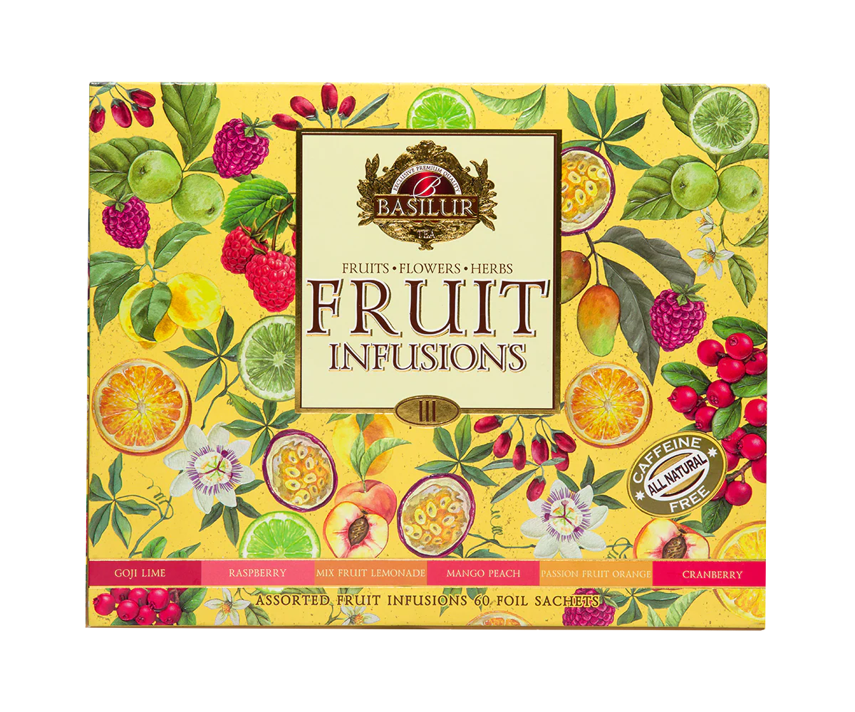 Assorted Fruit Infusions Vol.III - 60 Enveloped Tea Bags - 6 Flavours - Image 4