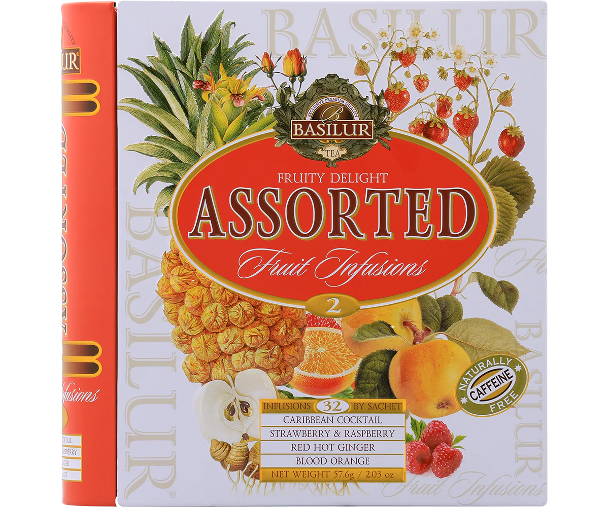 Assorted Fruity Delights Tea Book - 32 Enveloped Tea Bags - 4 Flavours - Image 3