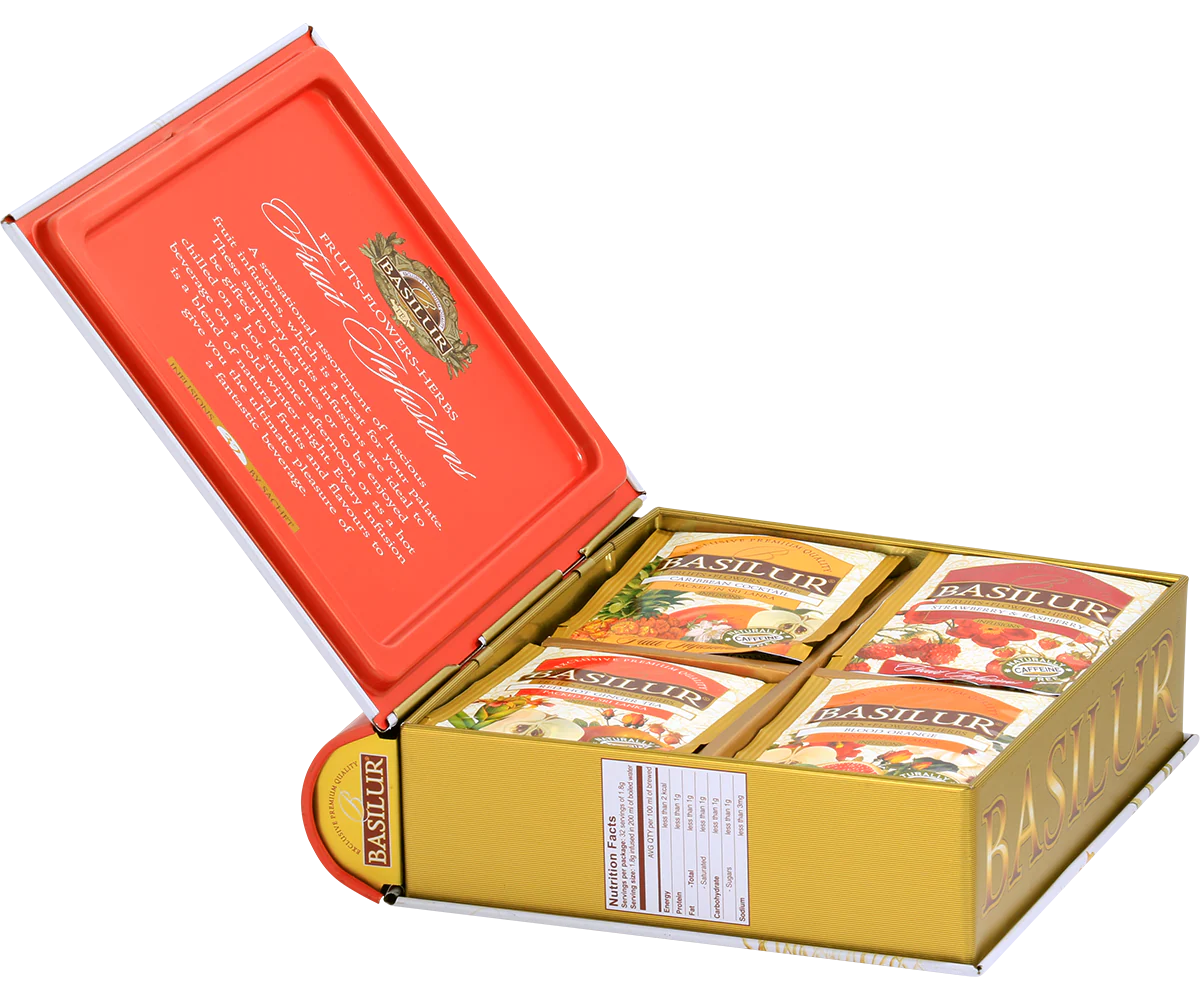 Assorted Fruity Delights Tea Book - 32 Enveloped Tea Bags - 4 Flavours - Image 4