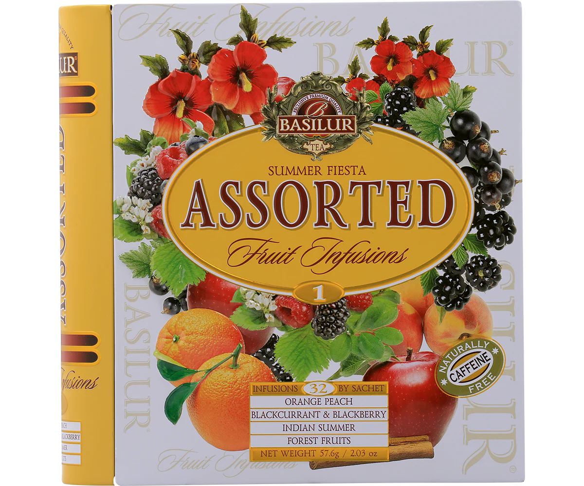 Summer Fiesta Fruit Infusions Tea Book - 32 Enveloped Tea Bags - 4 Flavours - Image 3