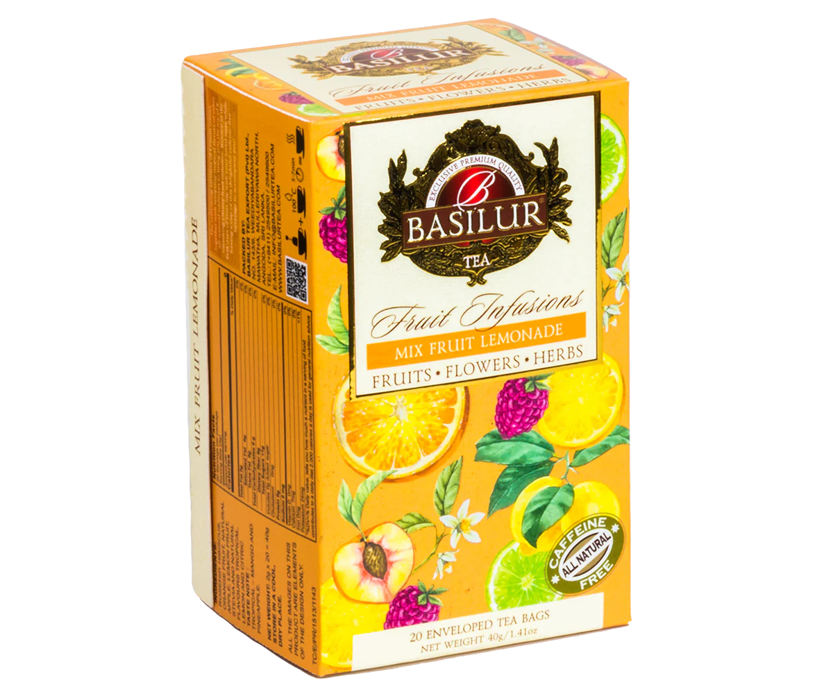 Fruit Infusions - Mix Fruit Lemonade - 20 Enveloped Tea Bags