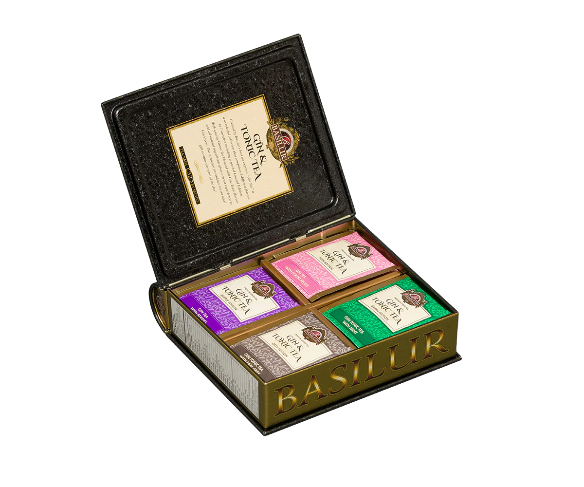 Gin & Tonic Tea- Black Limited Edition -32 Enveloped Tea Bags - 4 Flavours - Image 3