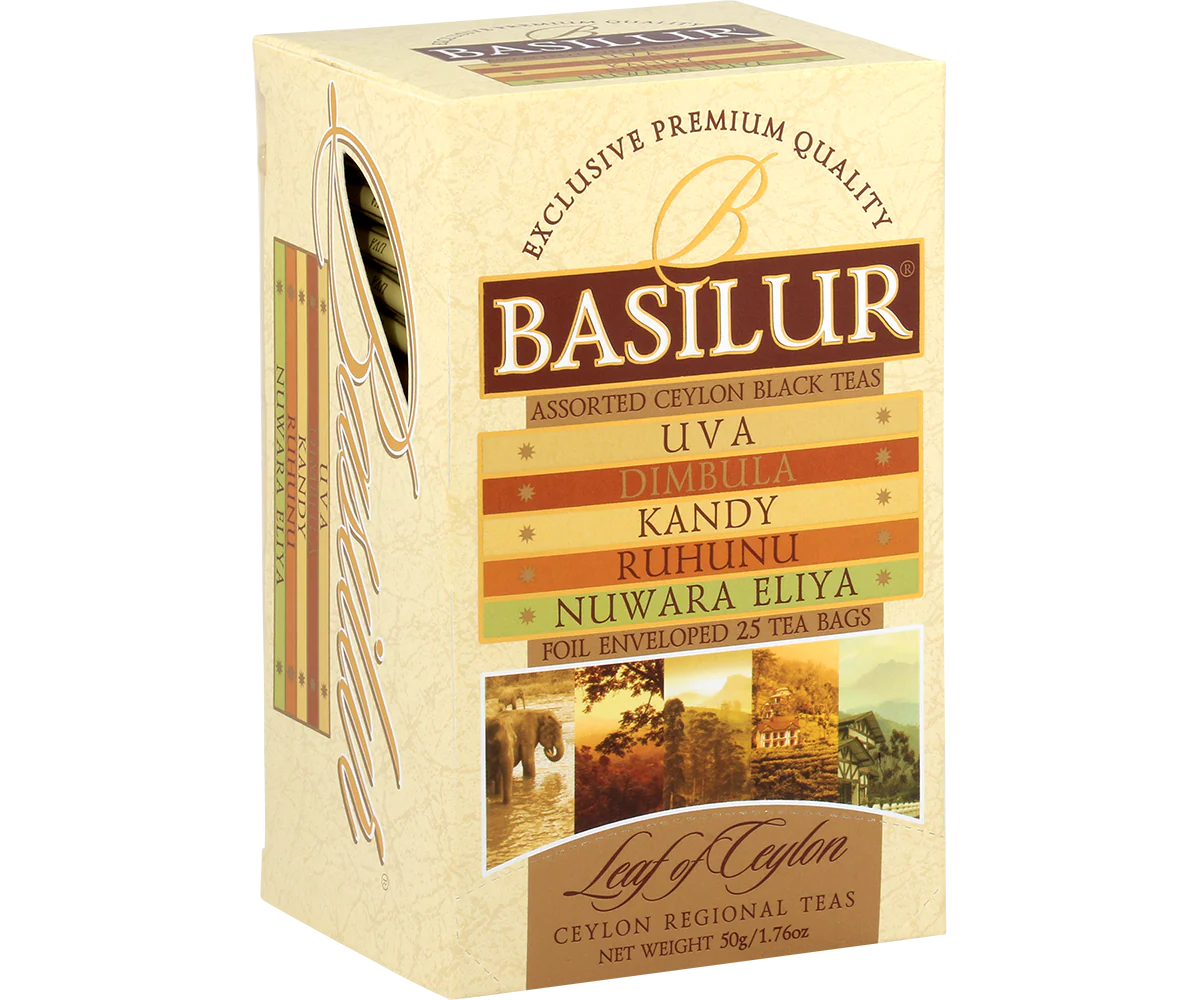 Leaf of Ceylon - Assorted - 25 Enveloped Tea Bags