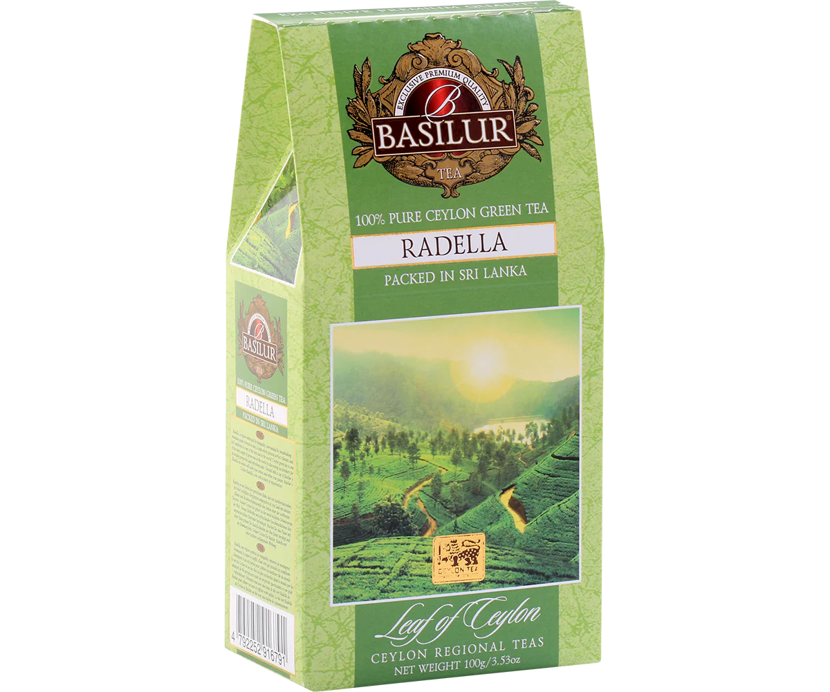 Leaf of Ceylon - Radella Regional Green Tea - 100g Loose Leaf Refill Pack