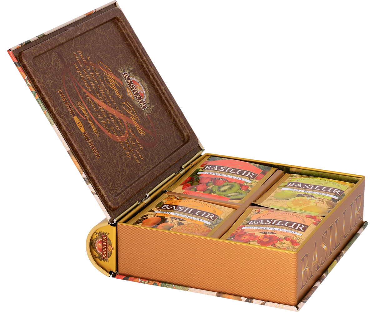 Magic Fruits Tea Book - 32 Enveloped Tea Bags - 4 Flavours - Image 4