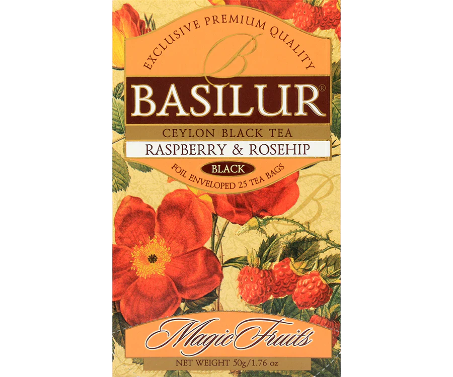 Magic Fruits Raspberry & Rosehip Tea - 25 Enveloped Tea Bags - Image 5