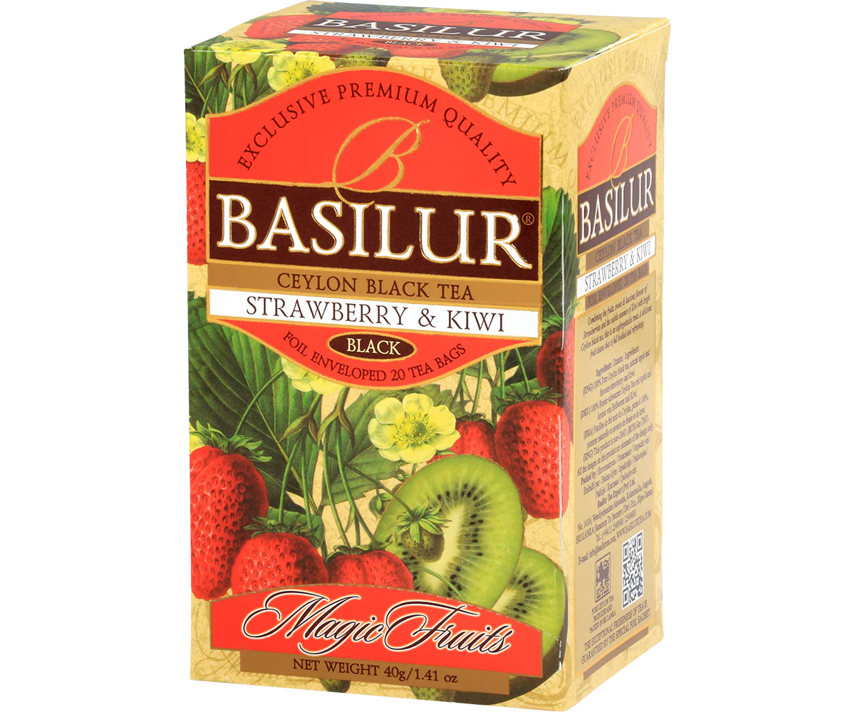Magic Fruits Strawberry & Kiwi - 20 Enveloped Tea Bags - Image 2