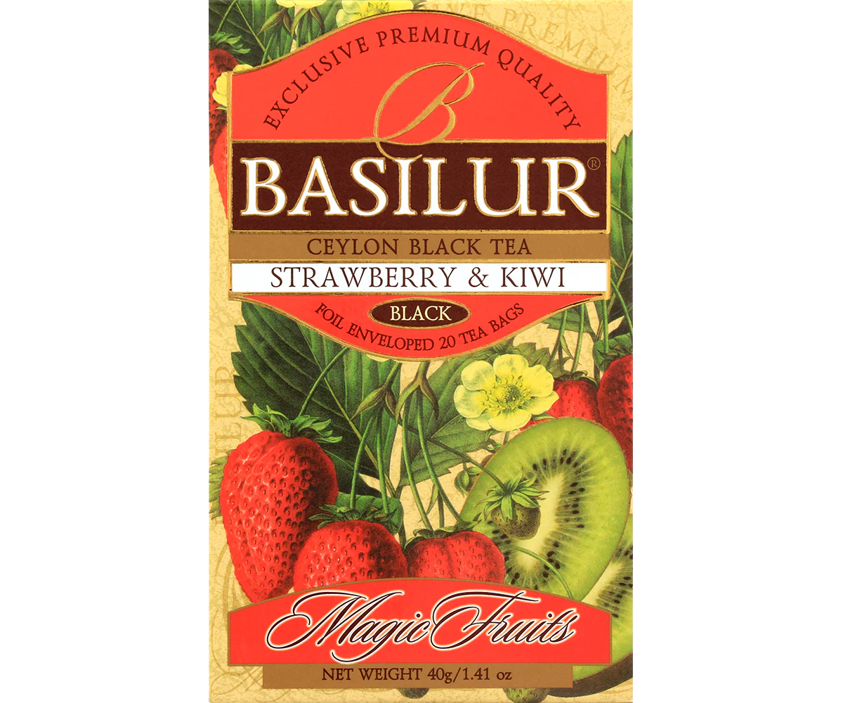 Magic Fruits Strawberry & Kiwi - 20 Enveloped Tea Bags - Image 3