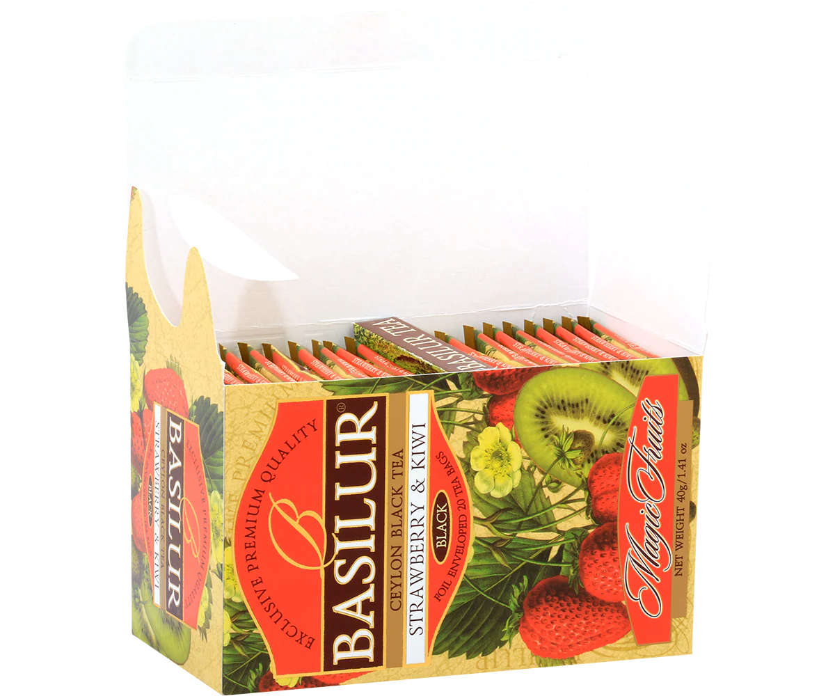 Magic Fruits Strawberry & Kiwi - 20 Enveloped Tea Bags - Image 4