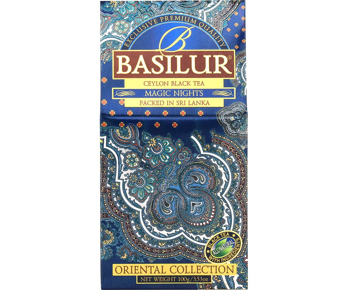 Basilur's Magic Nights Black Tea Blend - 100g Loose Leaf Refill Pack - Image 5