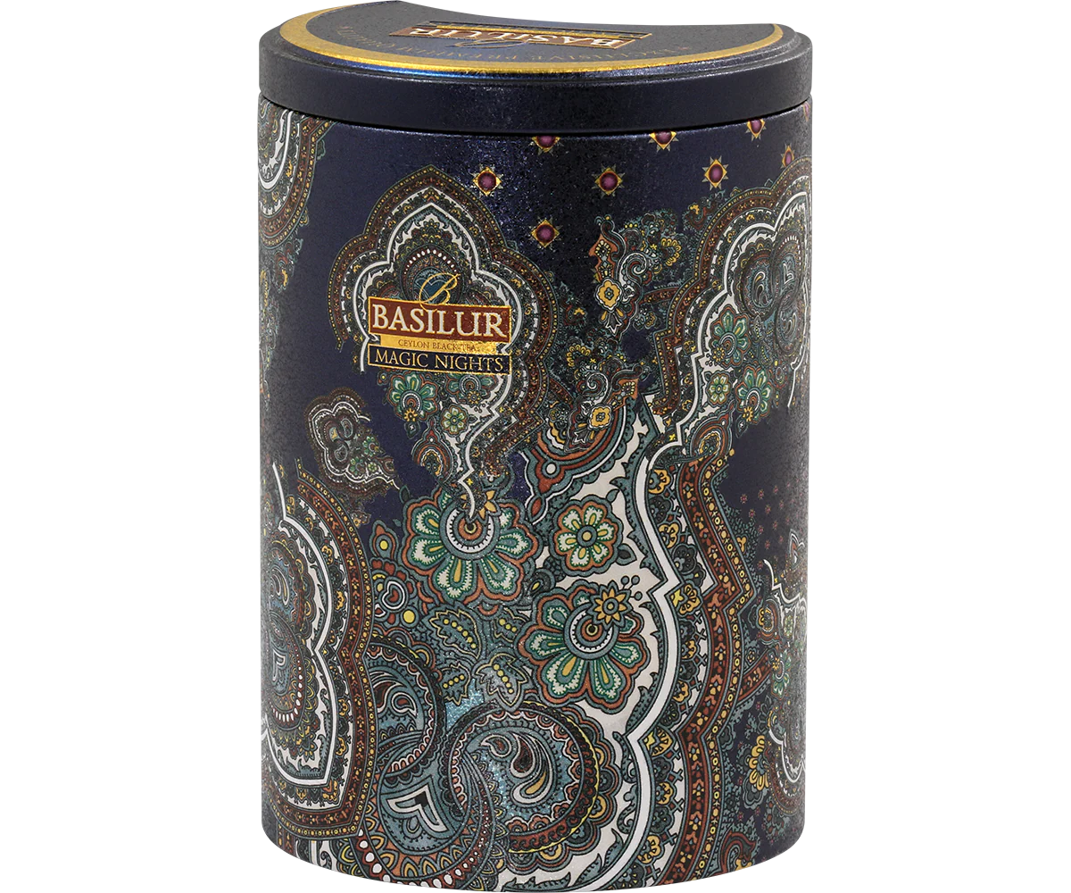 Magic Nights Tin Caddy - 100g Loose Leaf Black Tea - Image 4