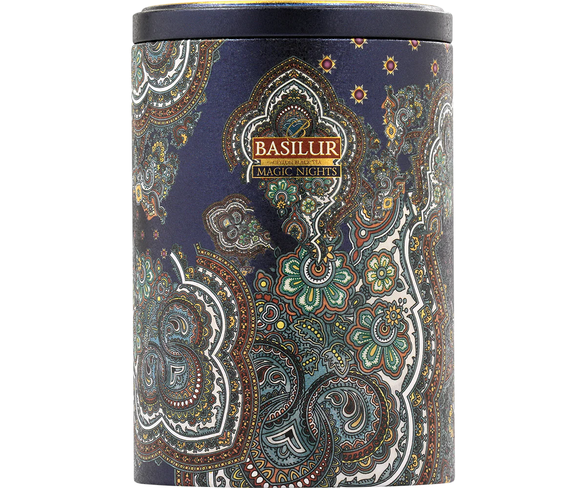 Magic Nights Tin Caddy - 100g Loose Leaf Black Tea - Image 5