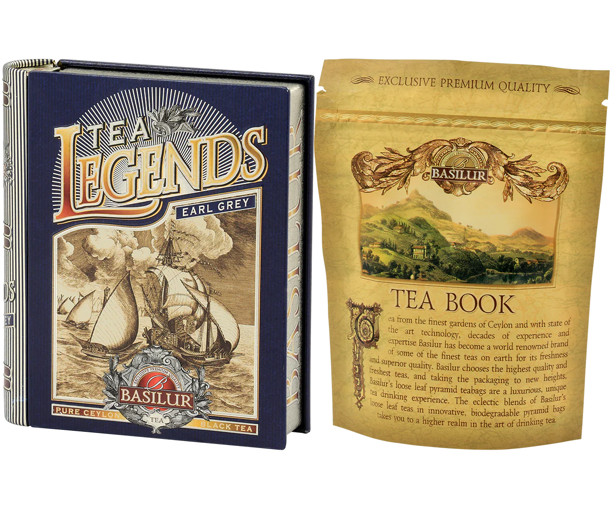 Tea Legends - Mini Tea Book - Earl Grey - 5 Pyramid Tea Bags - Image 3
