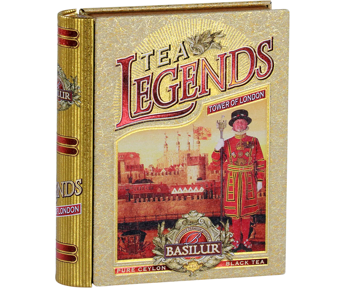 Tea Legends - Mini Tea Book - Tower Of London - Ceylon Black Tea - 5 Pyramid Tea Bags