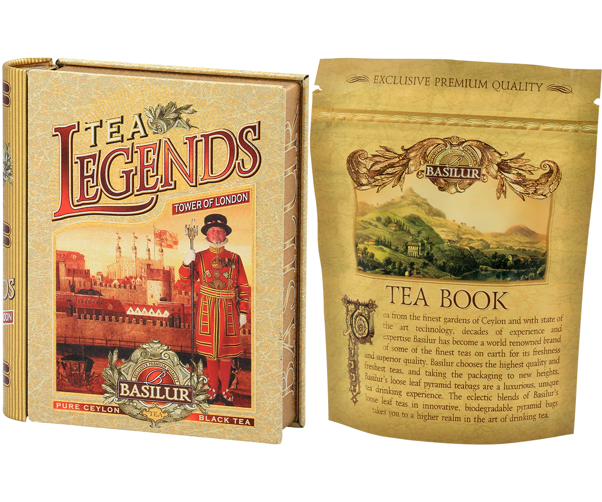 Tea Legends - Mini Tea Book - Tower Of London - Ceylon Black Tea - 5 Pyramid Tea Bags - Image 4
