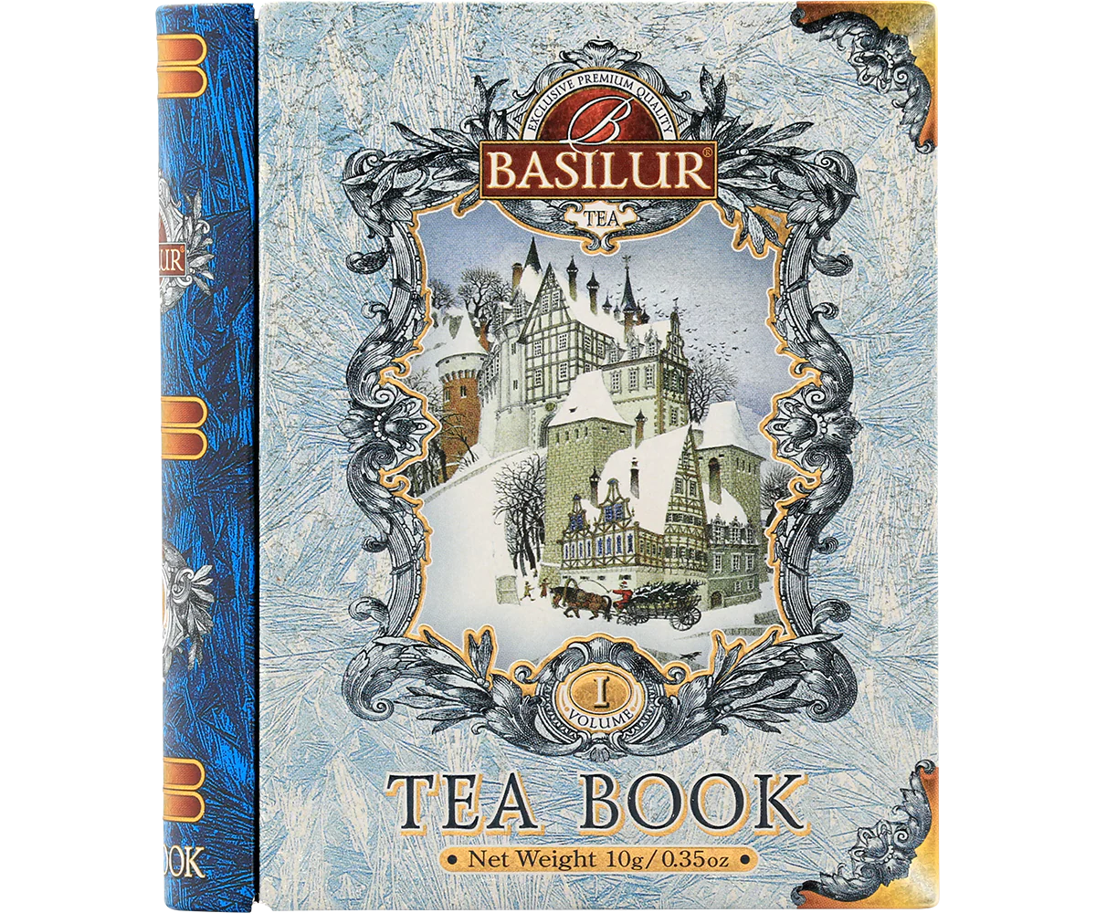 Mini Tea Book I - Blue Cornflower, Malwa & Jasmine Flower - Floral Black Tea - 5 Pyramid Tea Bags - Image 4