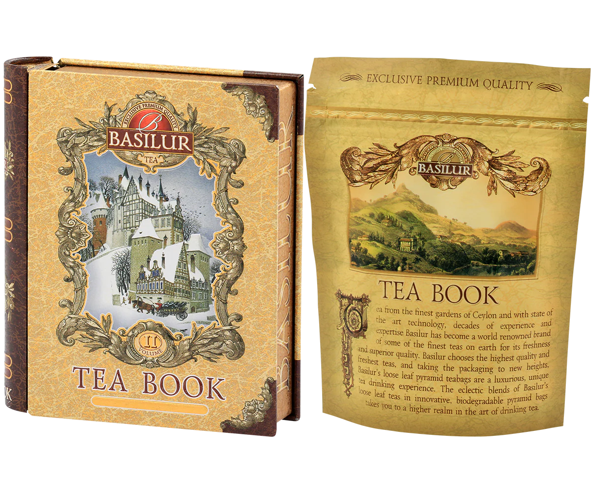 Mini Tea Book II - Floral Papaya Black Tea- 5 Pyramid Tea Bags - Image 3