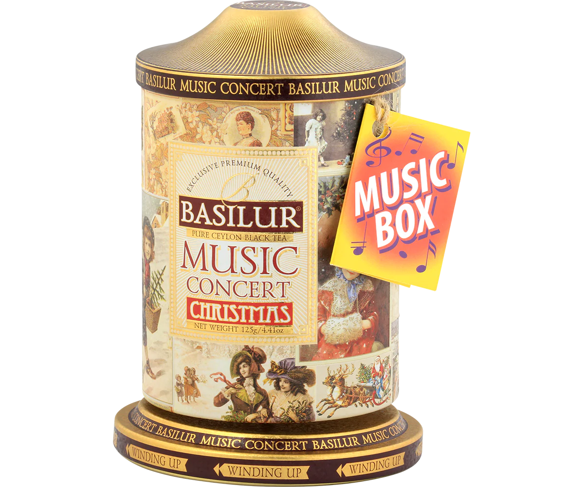 Basilur Music Concert Tin Caddy - Christmas - 100g Loose Leaf Black Tea - Image 4