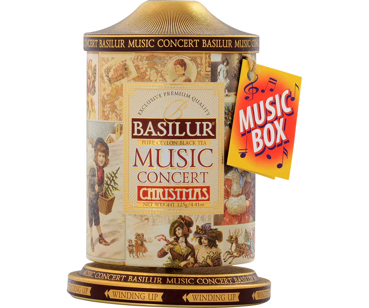 Basilur Music Concert Tin Caddy - Christmas - 100g Loose Leaf Black Tea - Image 5