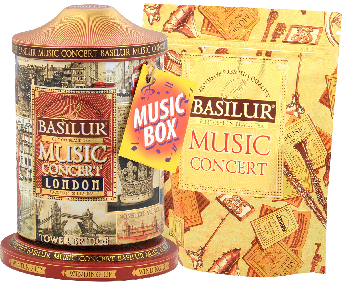 Music Concert London Tin Caddy - 100g Loose Leaf Black Tea - Image 3