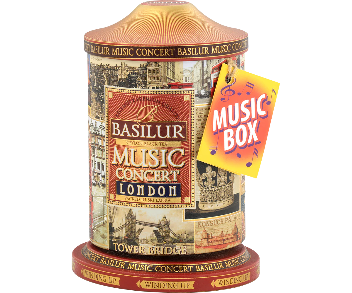 Music Concert London Tin Caddy - 100g Loose Leaf Black Tea - Image 4