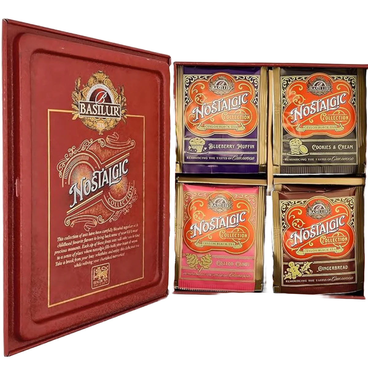 Nostalgic Assortment - Tea Book - 32 Enveloped Tea Bags - 4 Flavours - Image 4