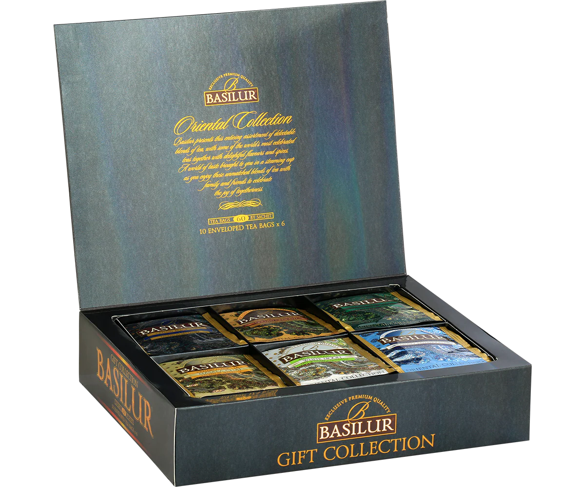 Oriental Collection Assorted Gift- 60 Enveloped Tea Bags - 4 Flavours of Green And Black Teas - Image 3