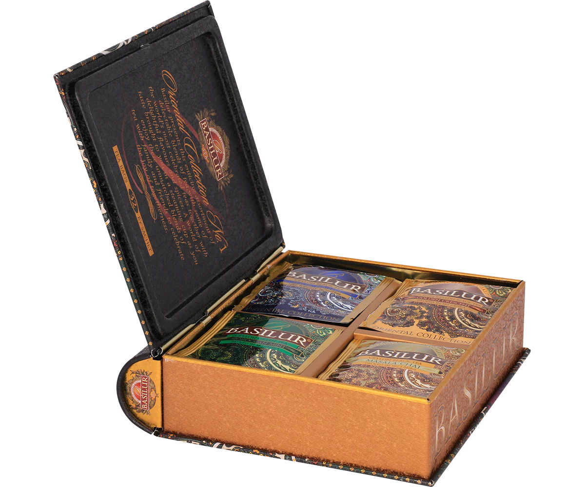 Oriental Collection Tea Book - 32 Enveloped Tea Bags - 4 Flavours of Green And Black Ceylon Tea - Image 4
