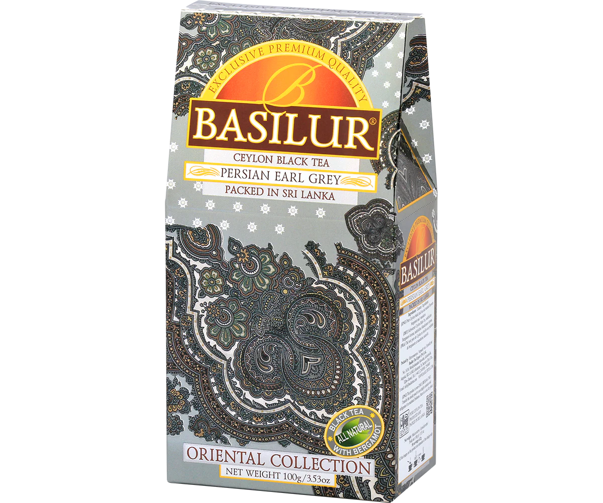 Basilur's Persian Earl Grey  - 100g Loose Leaf Refill Pack - Image 4