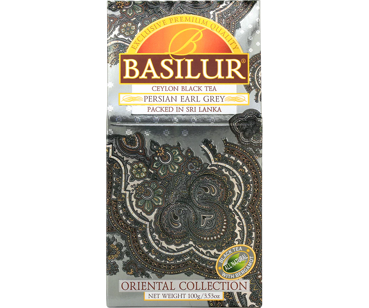 Basilur's Persian Earl Grey  - 100g Loose Leaf Refill Pack - Image 5