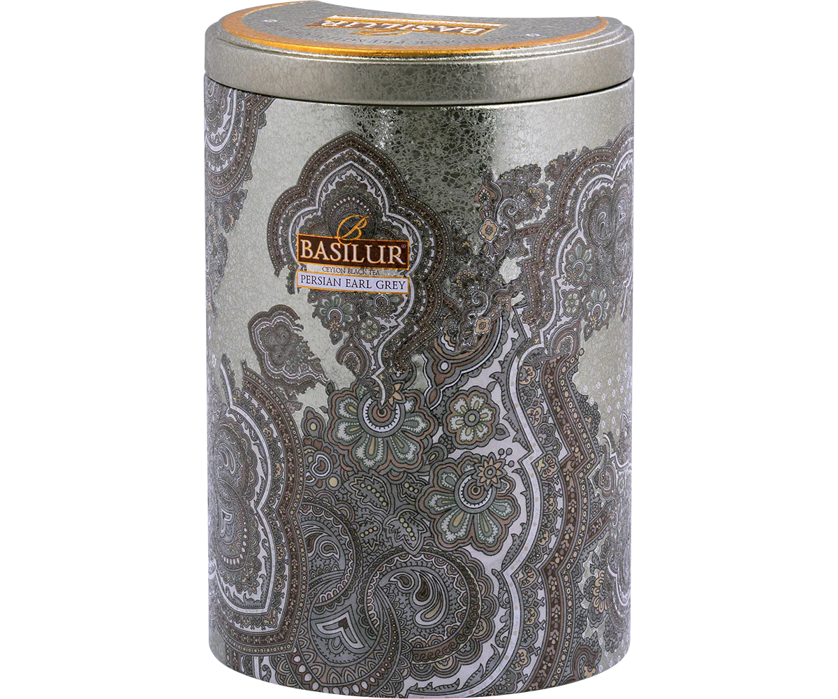Persian Earl Grey Tin Caddy - 100g Loose Leaf Black Tea - Image 4