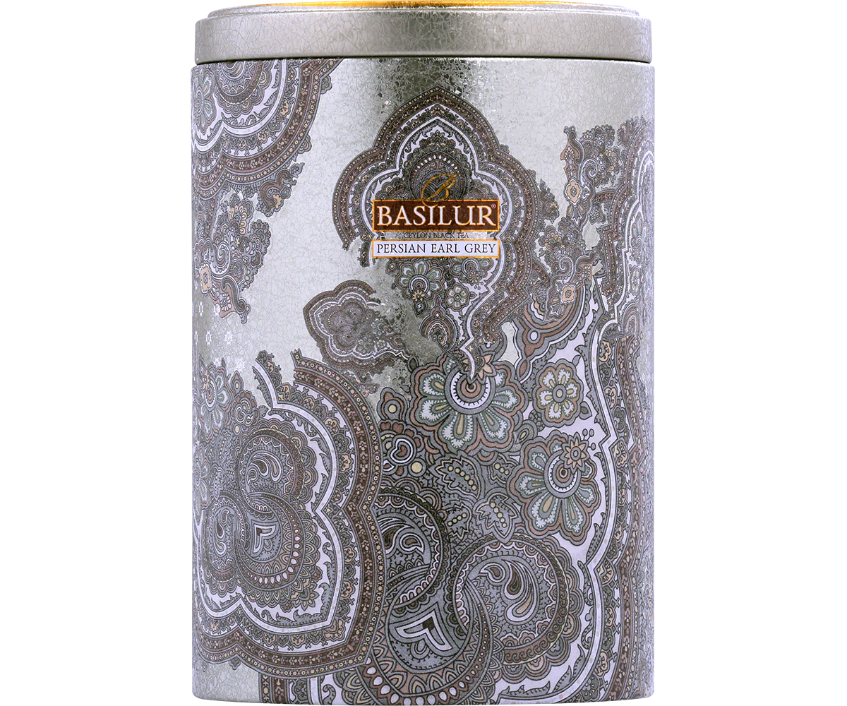 Persian Earl Grey Tin Caddy - 100g Loose Leaf Black Tea - Image 5