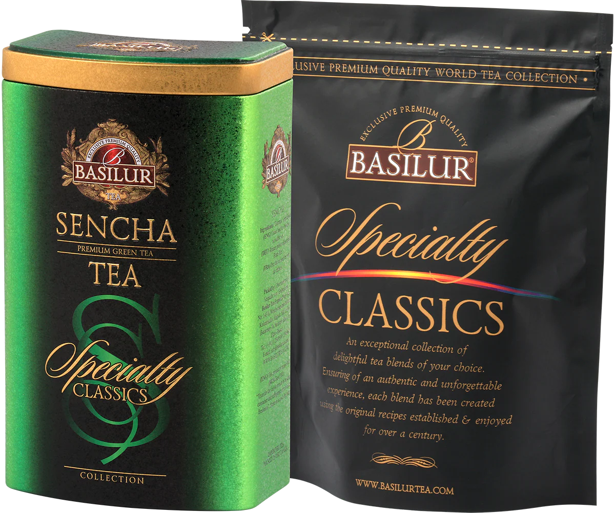 Specialty Classics Sencha Green Tea -Tin Caddy- 100g Loose Leaf - Image 3