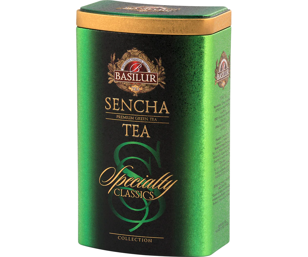 Specialty Classics Sencha Green Tea -Tin Caddy- 100g Loose Leaf - Image 4