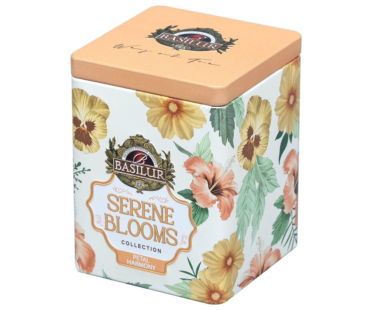 Basilur Serene Blooms Luxury Tin Caddy - Petal Harmony - 75G Loose Leaf - Image 5