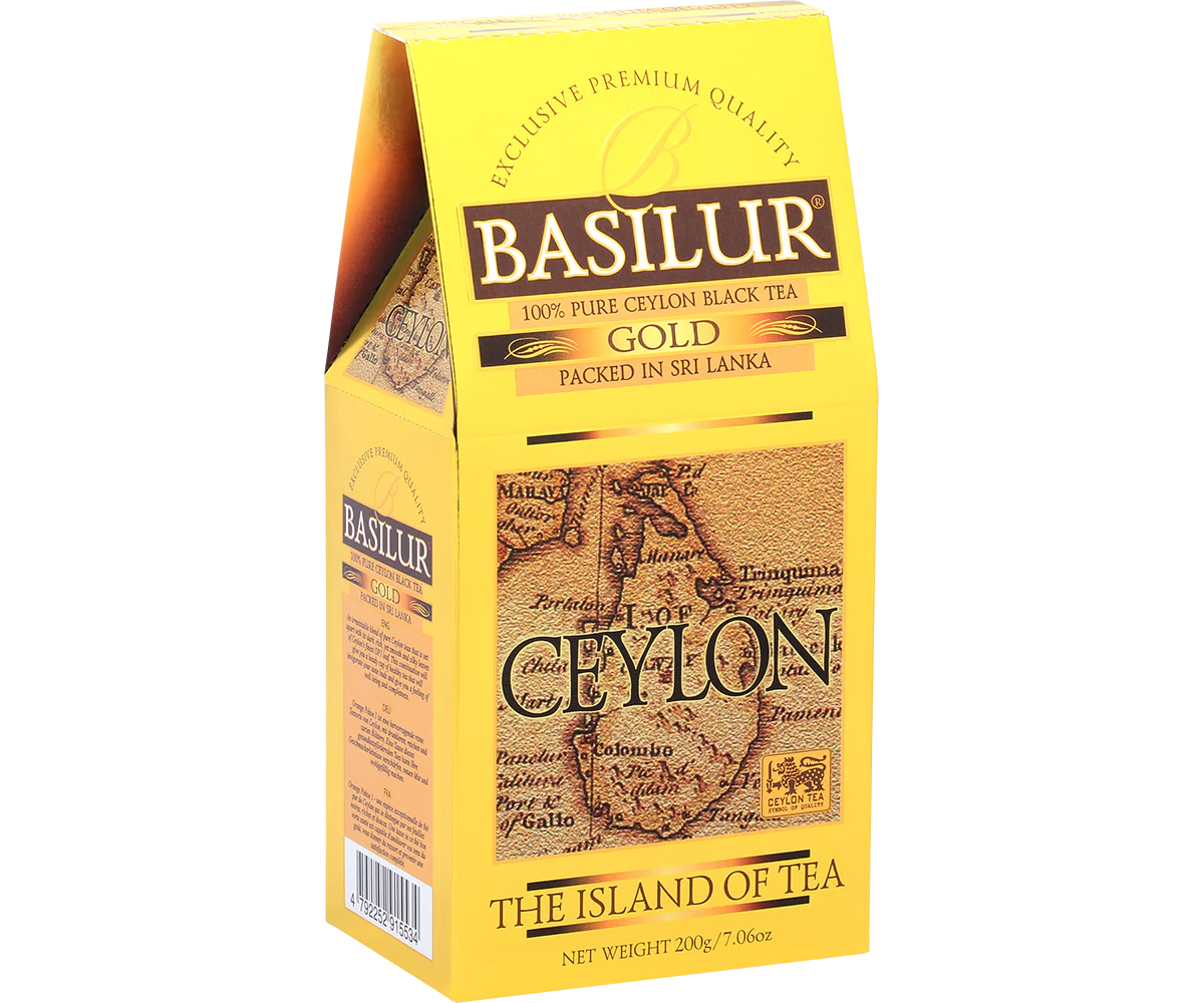 The Island of Tea Gold - Pure Ceylon Black Tea - 200g Loose Leaf Tea Refill Pack