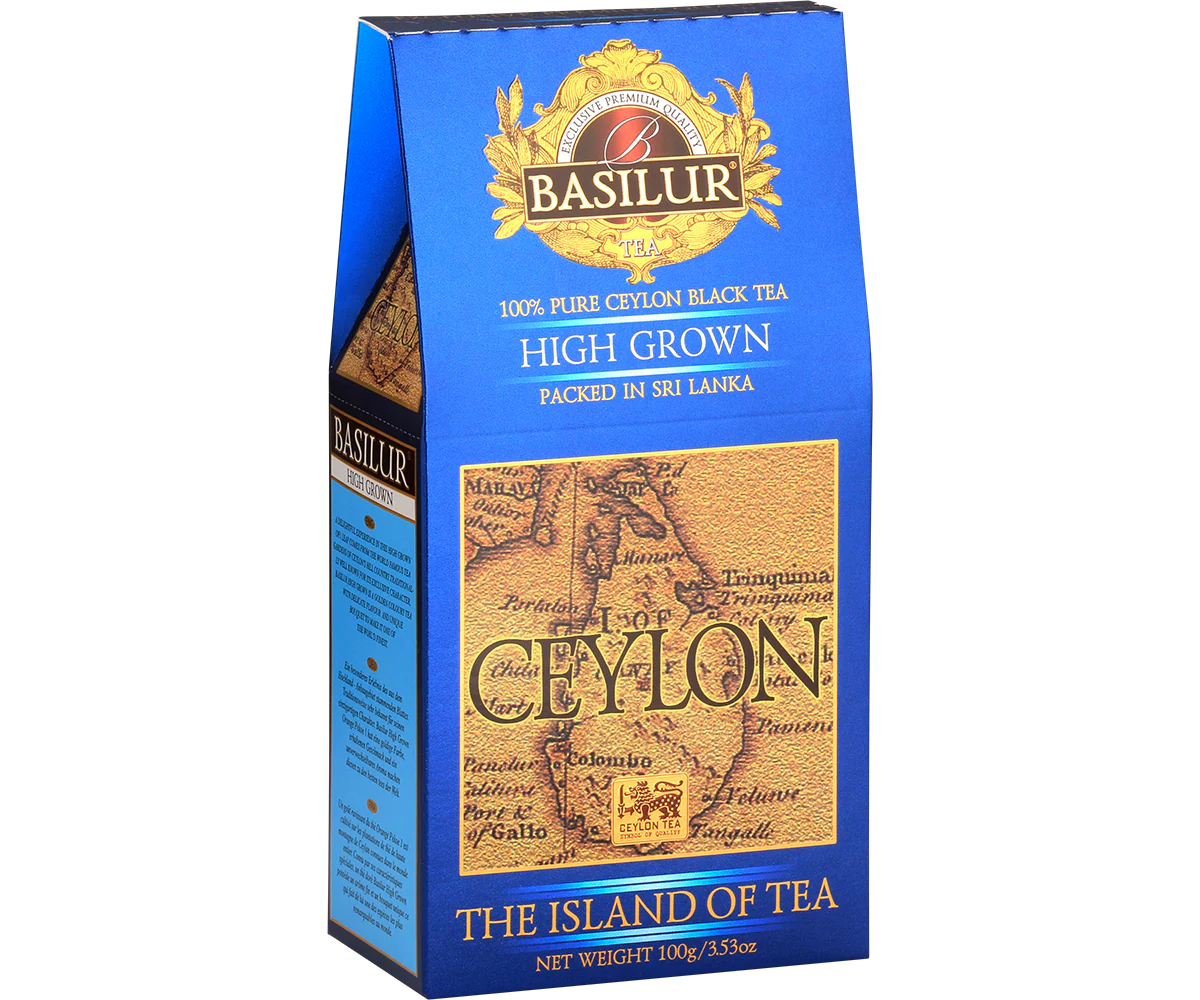 The Island of Tea - High Grown - Pure Ceylon Black Tea - 100g Loose Leaf Tea Refill Pack
