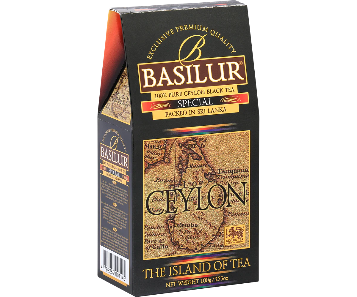 The Island of Tea - Special Pure Ceylon Black Tea - 100g Loose Leaf Tea Refill Pack