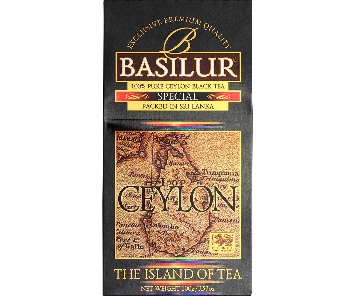 The Island of Tea - Special Pure Ceylon Black Tea - 100g Loose Leaf Tea Refill Pack - Image 4