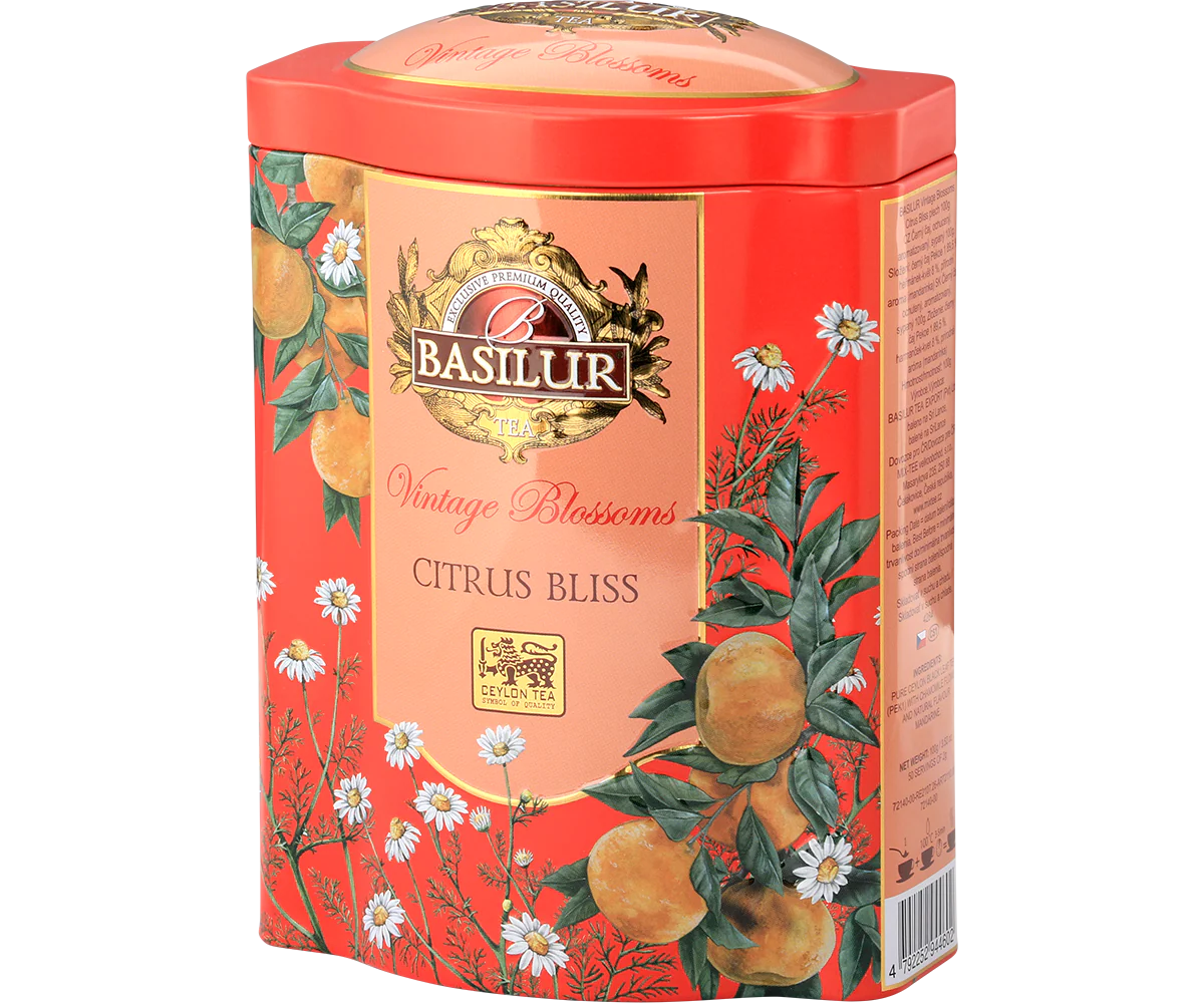 Vintage Blossoms Citrus Bliss - Black Tea - 100g Loose Leaf - Image 3