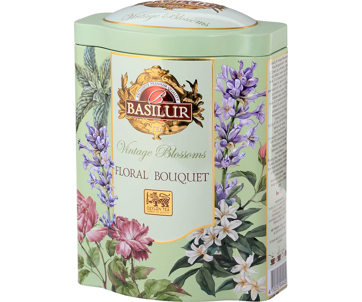 Vintage Blossoms Floral Bouquet - Green Tea - 100g Loose Leaf - Image 3