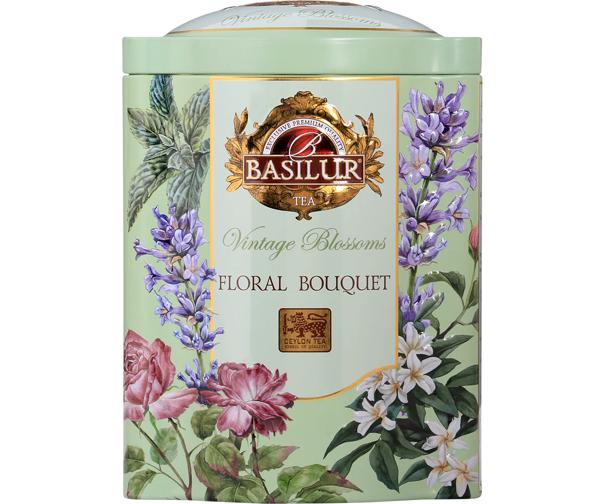 Vintage Blossoms Floral Bouquet - Green Tea - 100g Loose Leaf - Image 4