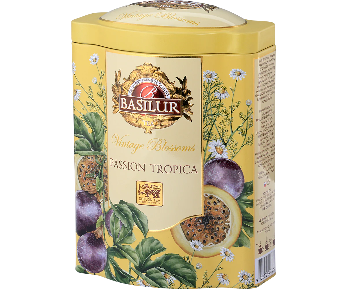 Vintage Blossoms Passion Tropica - Green Tea - 100g Loose Leaf - Image 3